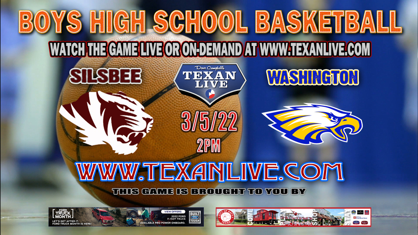 Silsbee vs Houston Washington - 2pm - 3/5/22 - Lufkin Multipurpose Center - Boys Basketball - 4A Region 3 - Regional Finals