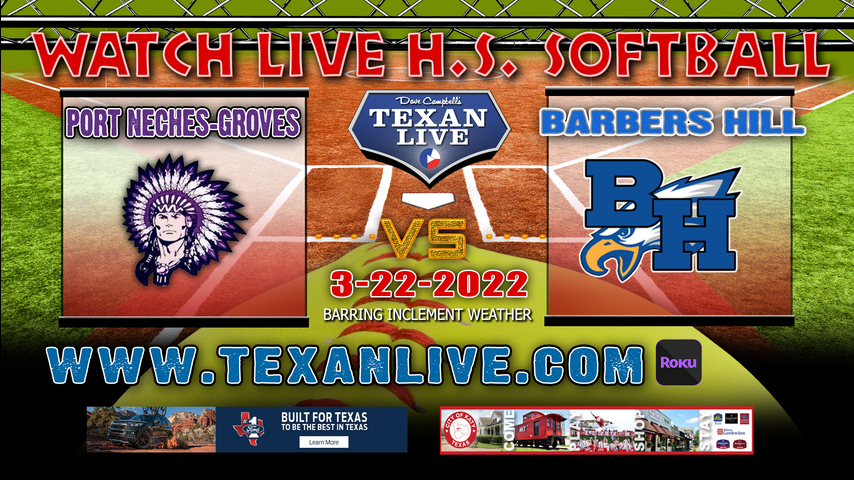 Port Neches-Groves vs Barbers Hill - 6:30pm - 3/22/22 - Barbers Hill High School - Softball