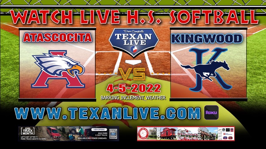 Atascocita vs Kingwood - 6pm - 4/5/22 - Kingwood High School - Softball