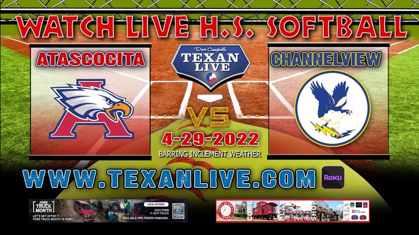 Atascocita vs Channelview - One Game playoff - 7PM - 4/28/22 - C.E. King High School - Softball - Bi-District Round