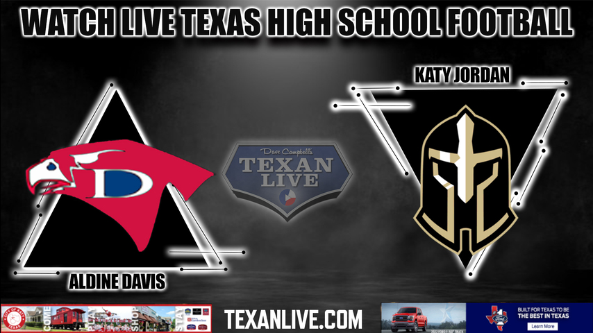 Aldine Davis vs Jordan - Varsity at 7:00PM - 8/27/2022 - Football - Live from Rhodes Stadium