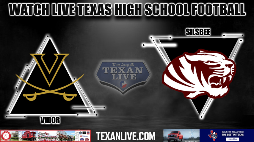 Vidor vs Silsbee - 7:30PM - 8/26/2022 - Football - Live from Tiger Stadium