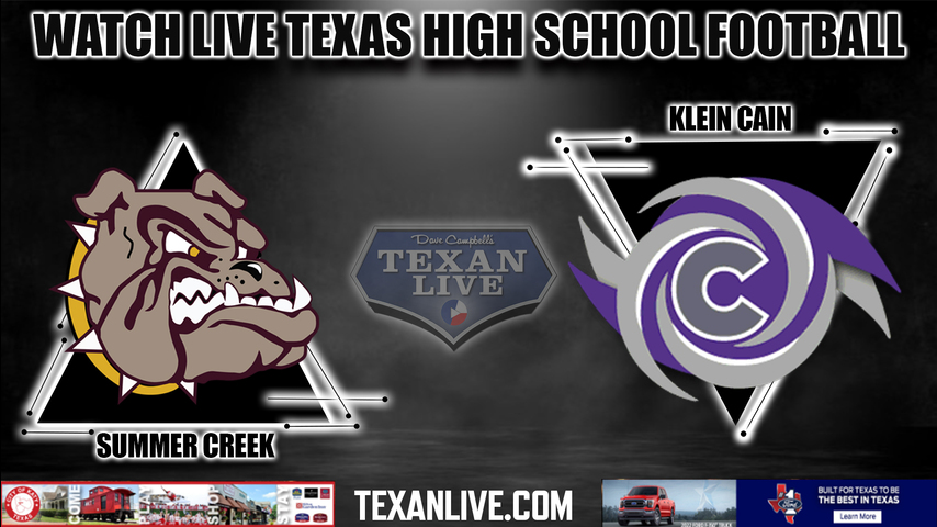 Summer Creek vs Klein Cain - 7:00PM - 8/25/2022 - Football - Live from Klein Memorial Stadium