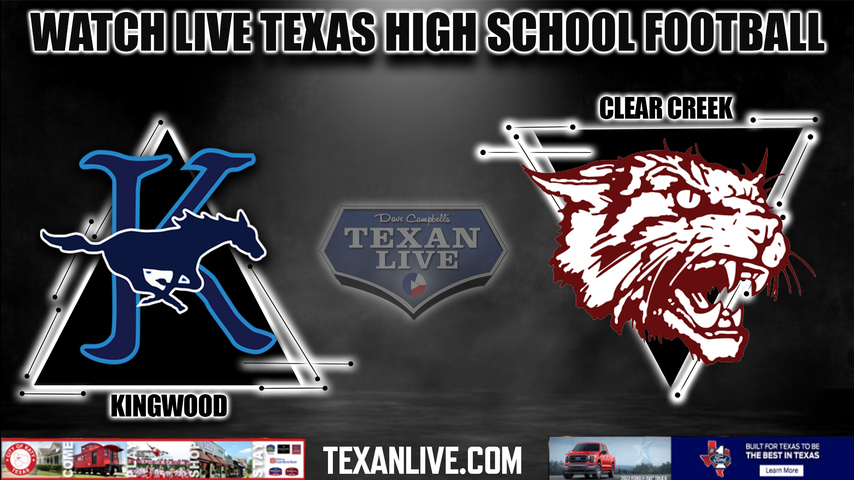 Kingwood vs Clear Creek - 6:00PM - 8/25/2022 - Football - Live from Veterans Memorial Stadium