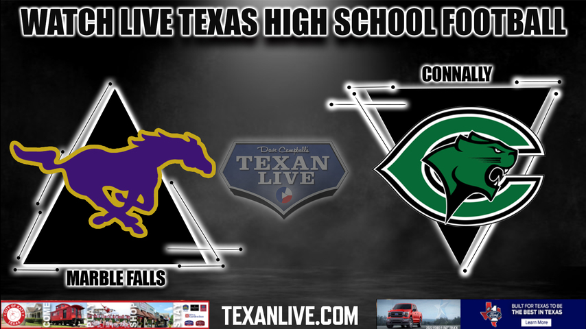 Marble Falls vs Pflugerville Connally - 7:00PM - 8/25/2022 - Football - Live from the Pfield