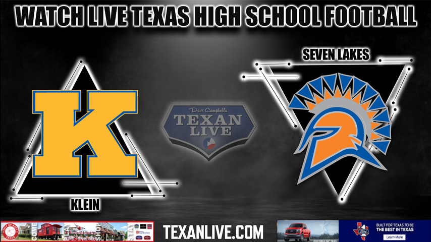 Klein vs Seven Lakes - 7:00PM - 9/3/2022 - Football - Live from Rhodes Stadium
