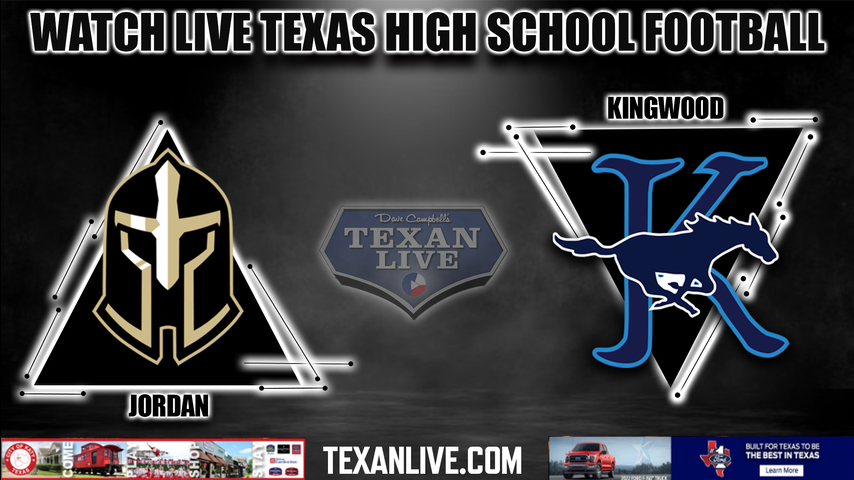 Jordan vs Kingwood - 6:00PM - 9/3/2022 - Football - Live from Turner Stadium
