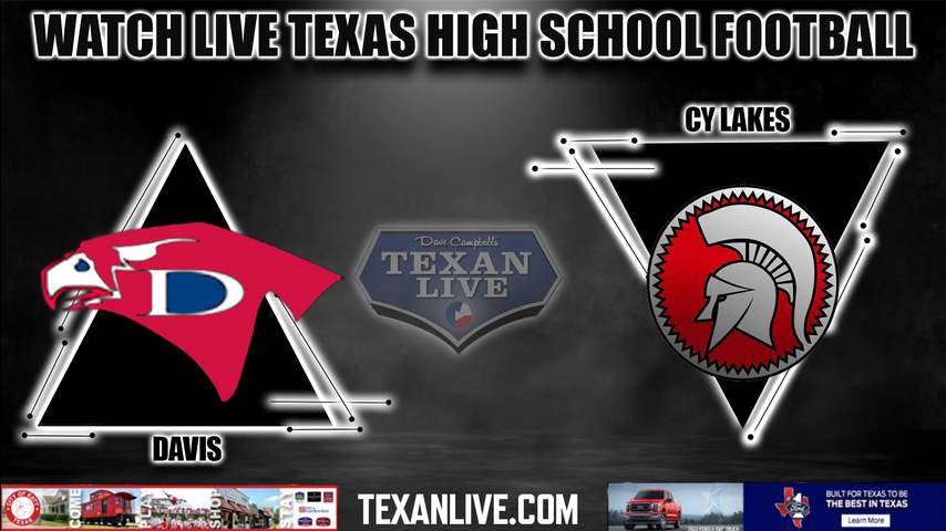Aldine Davis vs Cy Lakes - 6:00PM - 9/3/2022 - Football - Live from Pridgeon Stadium