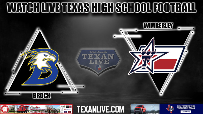 Brock vs Wimberley - 7:30PM - 9/9/2022 - Football - Live from Mclane Stadium
