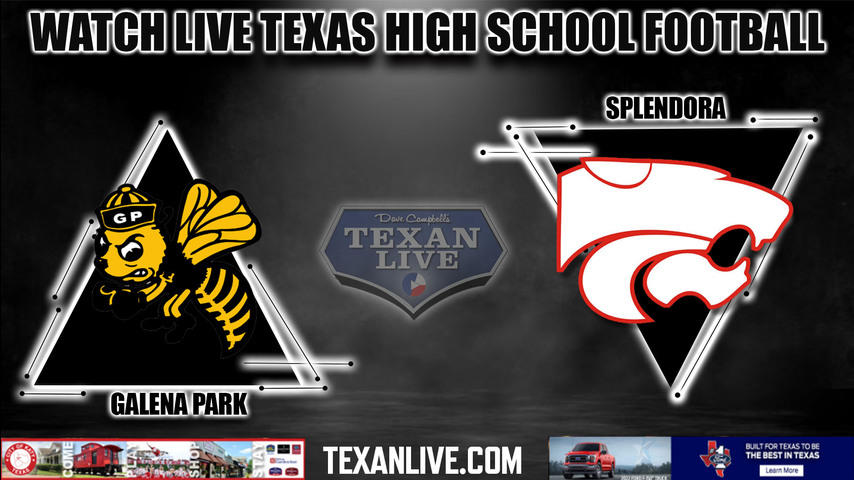 Galena Park vs Splendora - 7:30PM - 9/9/2022 - Football - Live from Wildcat Stadium