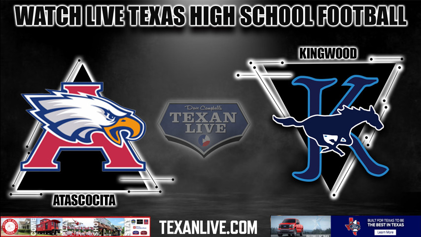 Atascocita vs Kingwood - 7:00PM - 9/23/2022 - Football - Live from Turner Stadium