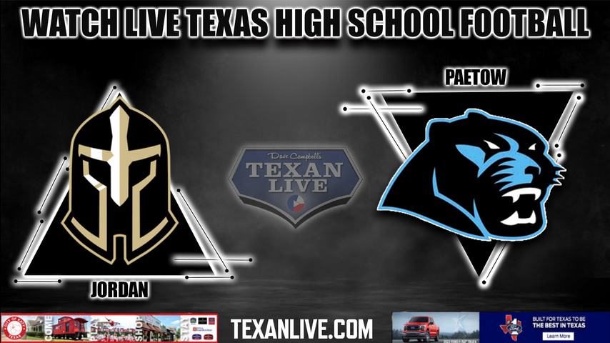 Jordan vs Paetow - 7:00PM - 9/23/2022 - Football - Live from Rhodes Stadium