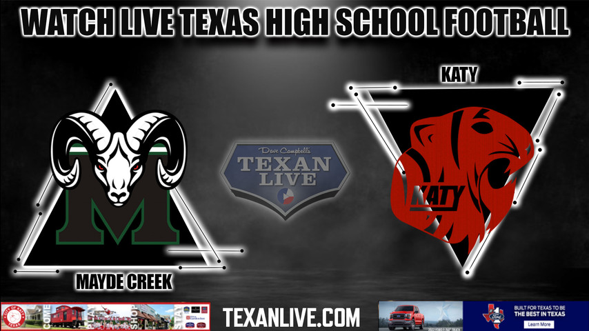 Mayde Creek vs Katy - 7:00PM - 9/22/2022 - Football - Live from Rhodes Stadium