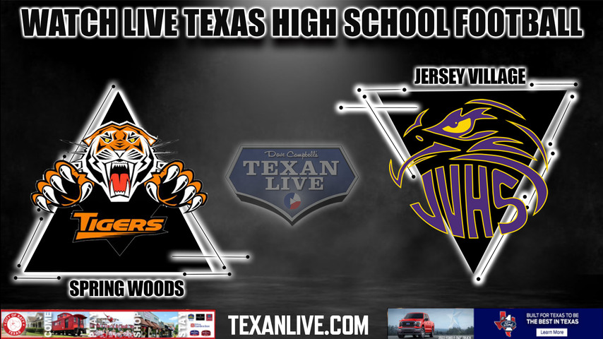 Spring Woods vs Jersey Village - 6:30PM - 9/22/2022 - Football - Live from Pridgeon Stadium