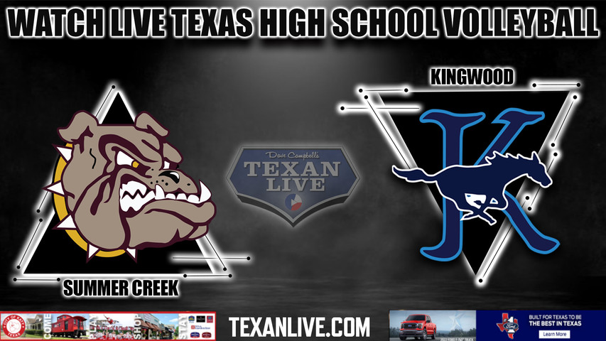 Summer Creek vs Kingwood - 6:30PM - 9/20/2022 - Volleyball - Live from Kingwood High School