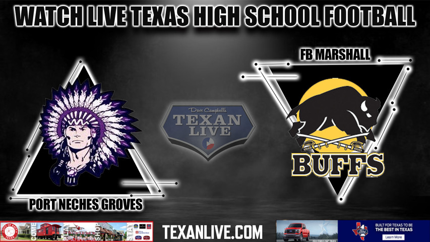 Port Neches Groves vs Ft Bend Marshall - Mercer Stadium - 12:00pm - 9/24/2022 - Football- Live from Mercer Stadium