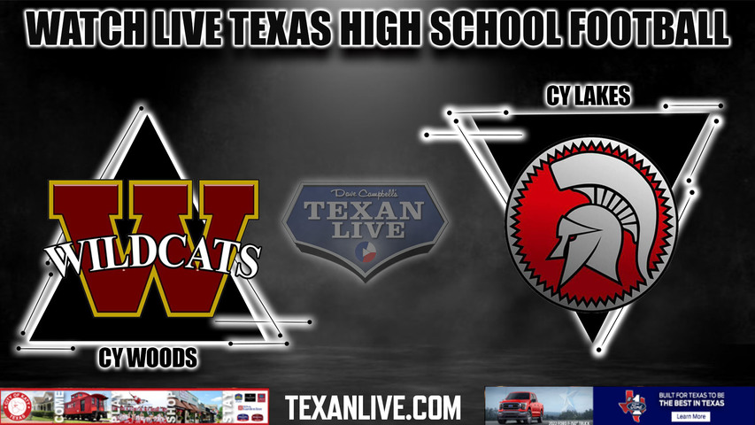 Cy Woods vs Cy Lakes - 6:30PM - 9/29/2022 - Football - Live from Pridgeon Stadium
