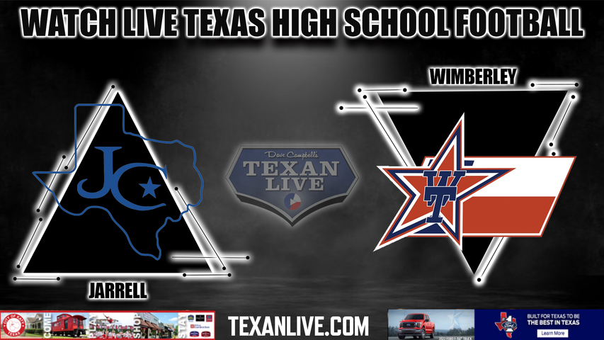 Jarrell vs Wimberley - 7:00PM - 10/7/2022 - Football - Live from Texan Stadium
