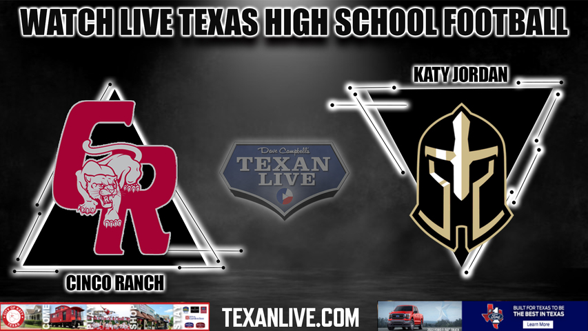 Cinco Ranch vs Katy Jordan - 7:00PM - 10/6/2022 - Football - Live from Rhodes Stadium