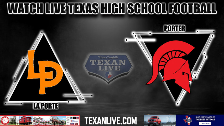 La Porte vs Porter - 7:00PM - 10/14/2022 - Football - Live from Randall Reed Stadium