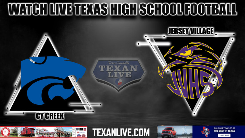 Cy Creek vs Jersey Village - 7:00PM - 10/14/2022 - Football - Live from Pridgeon Stadium