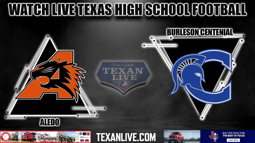 Aledo vs Burleson Centenial - 7:00PM - 10/14/2022 - Football - Live from Burleson Stadium