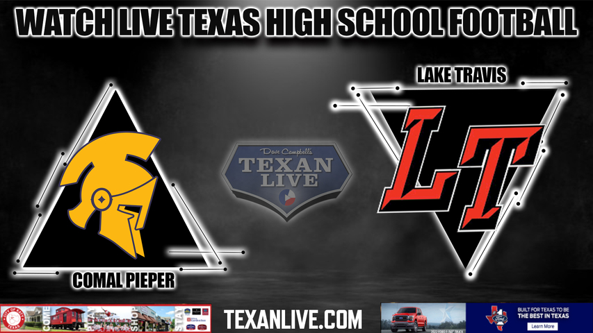 Lake Travis 9th White vs Comal Pieper - 5:00PM - 10/13/2022 - Football - Live from Cavalier Stadium