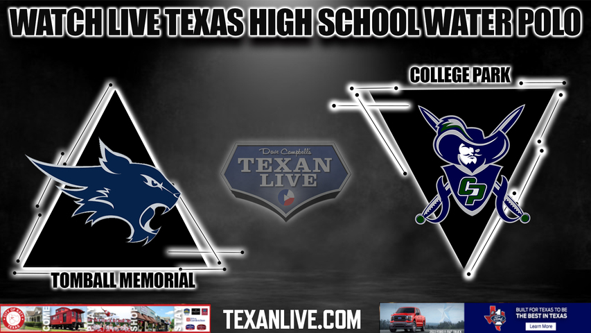 Tomball Memorial vs College Park - 6PM - 10/14/2022 - Water Polo - Girls - Live from Tomball Aquatic Center - Area Round Playoffs