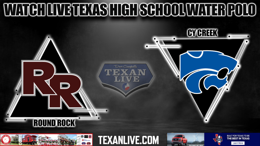 Cy Creek vs Round Rock - 10:30AM - 10/22/2022 - Water Polo - Girls - Live from CFISD Natatorium - Regional Semi-Final