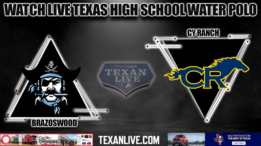 Brazoswood vs Cy Ranch - 2:30PM - 10/22/2022 - Water Polo - Girls - Live from Lamar HS Natatorium - Regional Final