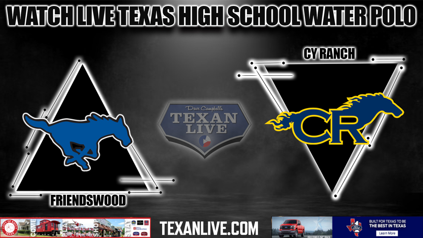 Friendswood vs Cy Ranch- 10:15AM - 10/22/2022 - Water Polo - Girls - Live from Lamar HS Natatorium - Regional Semi-Final