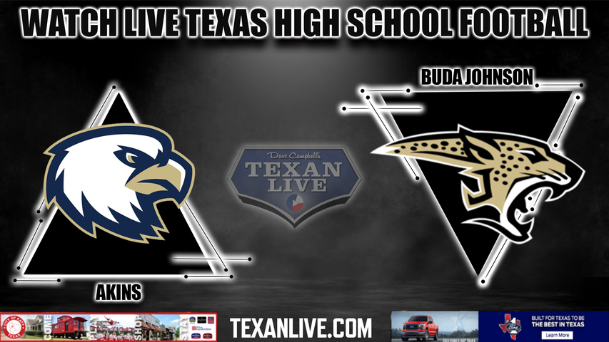 Akins vs Buda Johnson - 7:00PM - 10/27/2022 - Football - Live from Shelton Stadium