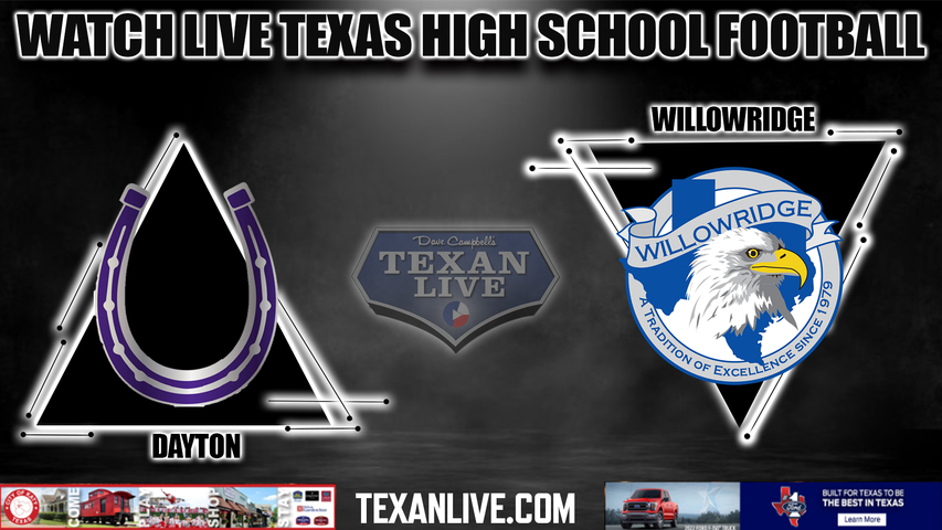 Dayton vs Ft Bend Willowridge - 6:00PM - 10/29/2022 - Football - Live from Mercer Stadium
