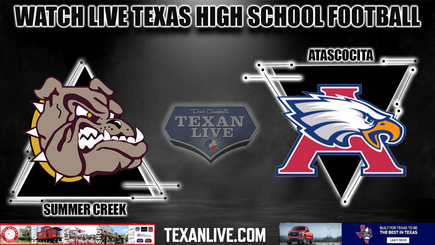 Summer Creek vs Atascocita - 7:00PM - 11/4/2022- Football - Live from Turner Stadium