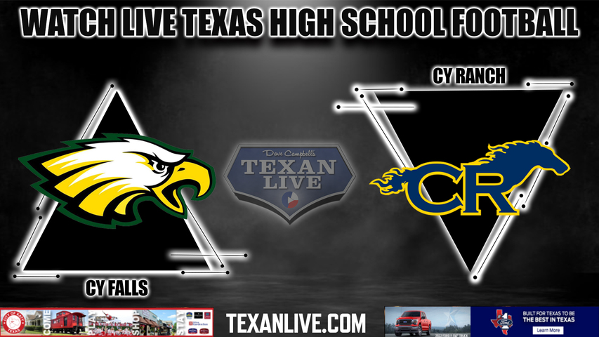 Cy Falls vs Cy Ranch - 7:00PM - 11/4/2022 - Football - Live from CFFCU Stadium