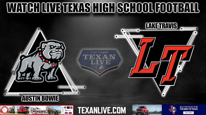 Bowie vs Lake Travis 9th Black - 7:00PM - 11/3/2022- Freshmen - Football - Live from Cavalier Stadium