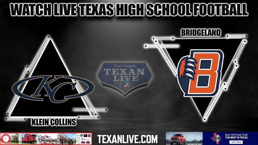 Klein Collins vs Bridgeland- 7:00PM - 11/11/2022 - Football - Live from CFFCU Stadium