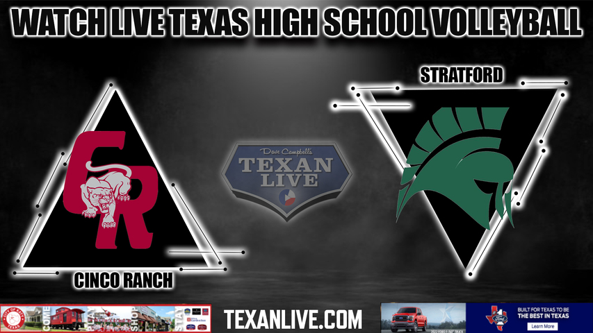 Cinco Ranch vs Stratford - 5:00PM - 11/7/2022 - Volleyball - Regional Quarterfinals - Live from Delmar Field House