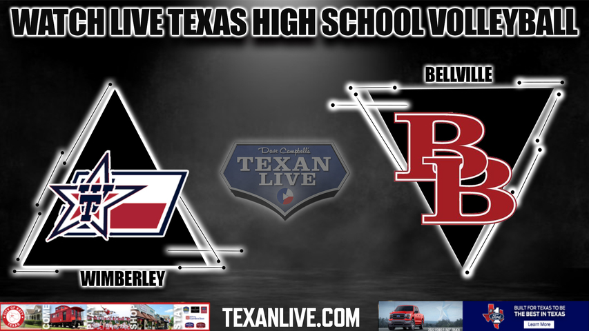 Wimberley vs Bellville - 6:30PM - 11/8/2022 - Volleyball - Regional Quarterfinals - Live from Yoakum High School