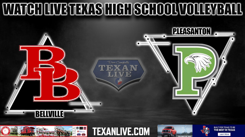 Bellville vs Pleasanton - 2:00PM - 11/11/2022 - Volleyball - 4A Region 4 Regional Semi-finals - Live from Blossom Athletic Center