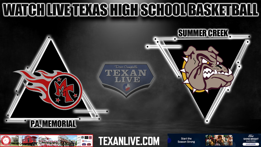 Port Arthur Memorial vs Summer Creek - 7:00PM - 11/29/2022 - Boys Basketball - Live from Port Arthur Memorial High School