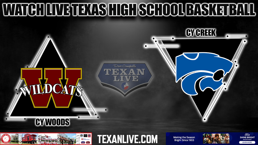 Cy Woods vs Cy Creek - 7:00PM - 12/6/2022 - Boys Basketball - Live from Cy Creek High School
