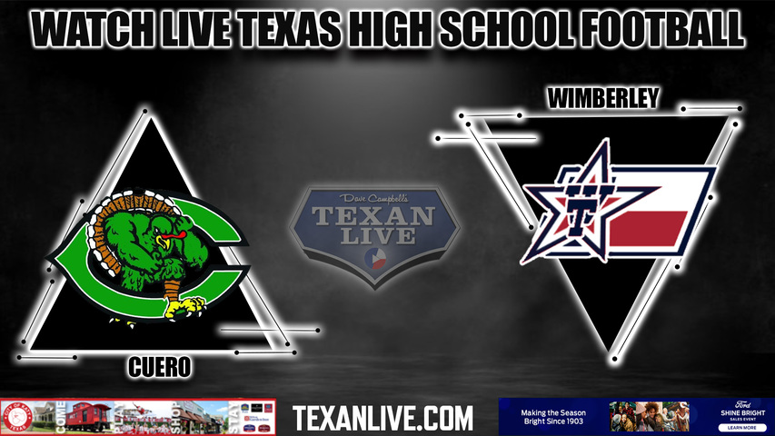 Cuero vs Wimberley - 3:00PM - 12/9/2022 - Football - Live the Alamodome Stadium - State Semi-Finals