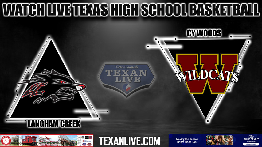 Langham Creek vs Cy Woods - 5:30PM - 12/16/2022 - Girls Basketball - Live from Cy Woods High School