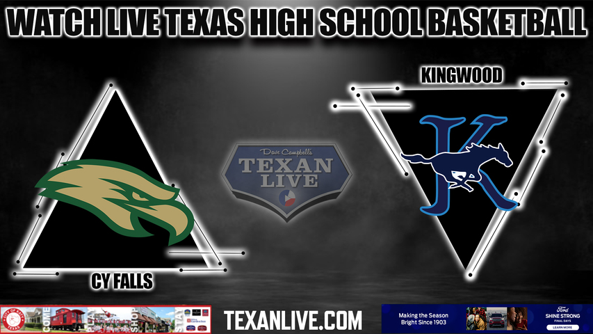 Cy Falls vs Kingwood - 1:00PM - 12/20/2022 - Boys Basketball - Live from Cy Falls High School