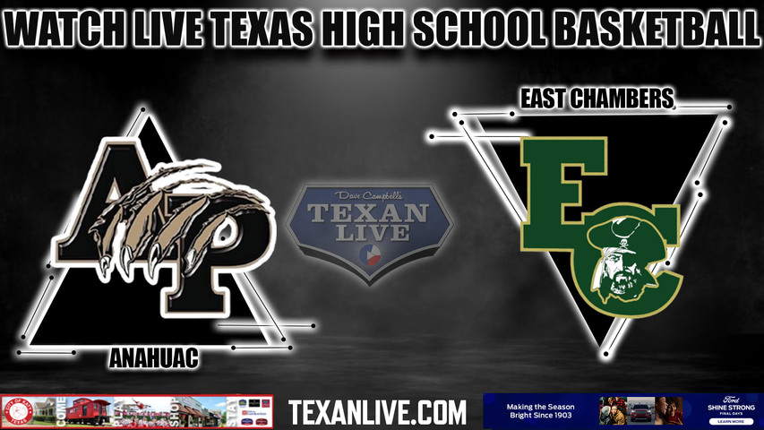 Anahuac vs East Chambers - 7:00PM - 1/3/2023 - Boys Basketball - Live from East Chambers High School