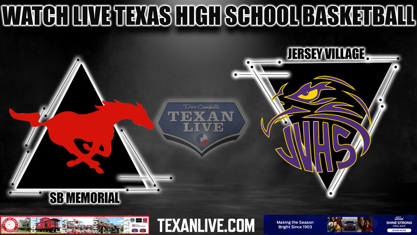 Spring Branch Memorial vs Jersey Village - 12:00PM - 1/7/2023 - Boys Basketball - Live from Jersey Village High School