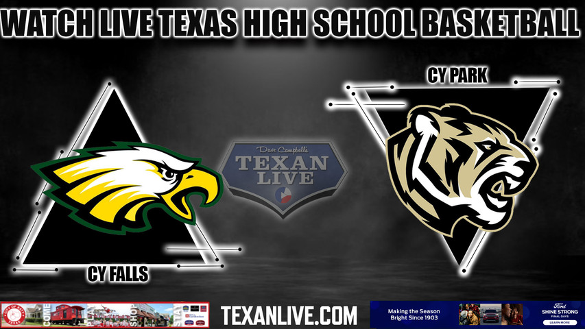 Cy Falls vs Cy Park - 7:00PM - 1/10/2023 - Boys Basketball - Live from Cy Park High School