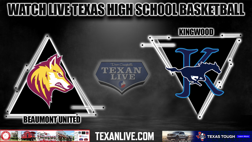 Beaumont United vs Kingwood - 1:00PM - 1/21/2023 - Boys Basketball - Live from Kingwood High School