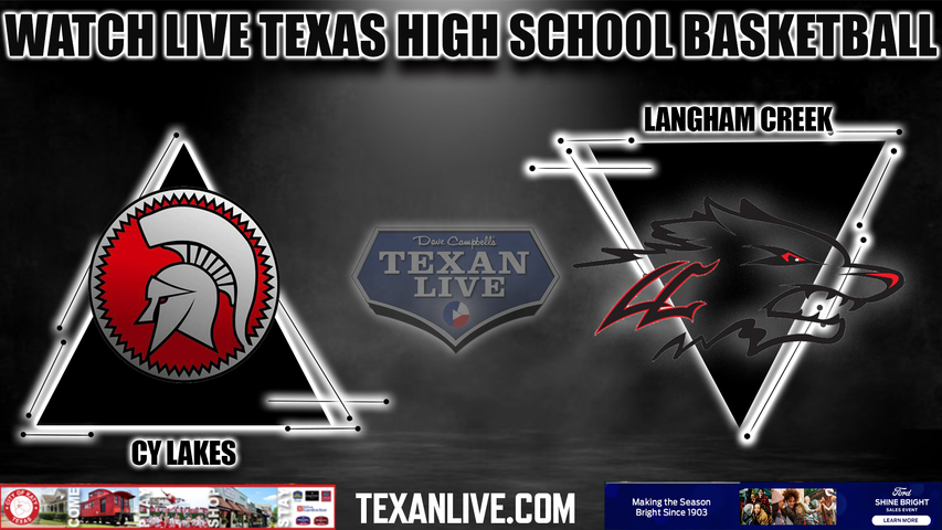 Cy Lakes vs Langham Creek - 7:00PM - 2/8/2023 - Girls Basketball - Live from Langham Creek High School
